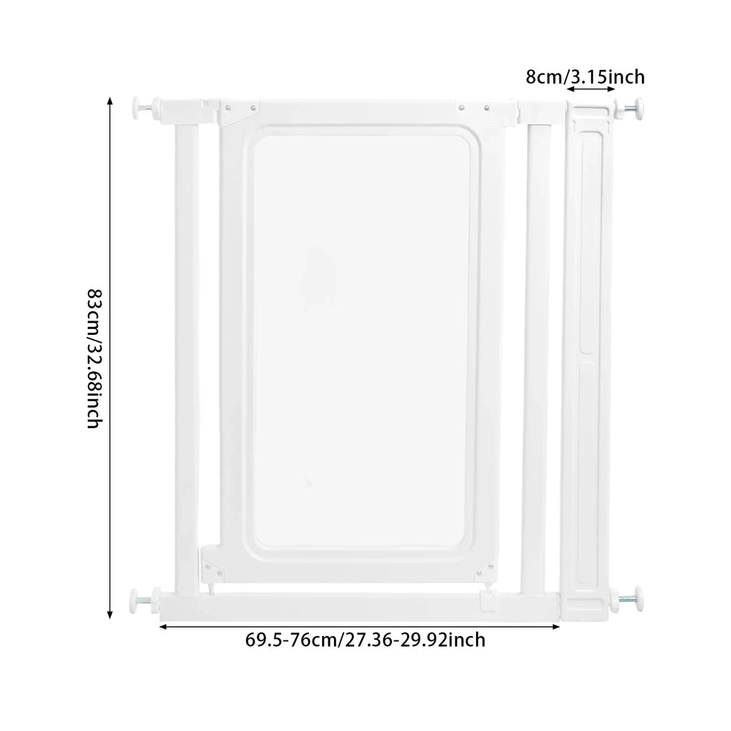 Pet Gate for Doorways No Drill Pressure Mount Auto Close