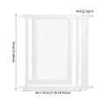 Pet Gate for Doorways No Drill Pressure Mount Auto Close